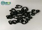 17mm X 9mm Size Women Bra Extension Hooks Black Color Eco - Friendly