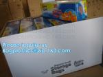 BIODEGRADABLE medical k pill bags white block, medical zipper closing bags,