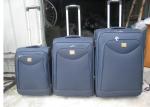 Durable Eva Expandable Luggage Iron Frame 3 Pieces Set 600DTWILL On 2 Big Wheels