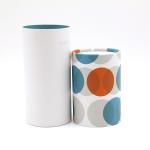 Recyclable Customized Printed Kraft Paper Tube Round Perfume Oil Cardboard Gift