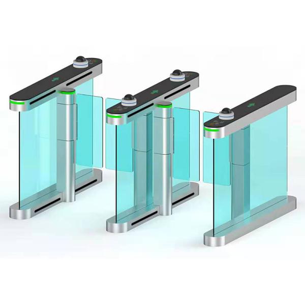 Buy cheap 304 Stainless Steel Tempered Glass Swing Gate Turnstile from wholesalers