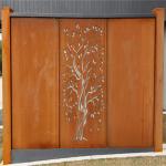 Rectangle Decoration Metal Garden Products Corten Steel Garden Screen Fence