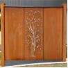 Buy cheap Rectangle Decoration Metal Garden Products Corten Steel Garden Screen Fence from wholesalers