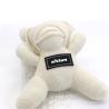 Buy cheap White Cotton Key Chain , Cute Bear Keychain 11.5cm×6.5cm Size from wholesalers