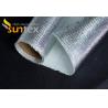 Buy cheap 550C Thermal Resistant 0.4mm Aluminum Foil Wrapped Fiberglass Cloth For Oil & Steam Pipelines Fireproof from wholesalers
