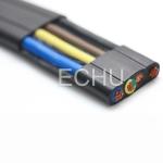 Flame Resistance Flat Flexible Crane Cable, ECHU Traveling Cable