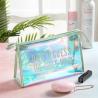 Buy cheap Custom Glitter Logo Holographic PVC Makeup Bag For Women from wholesalers