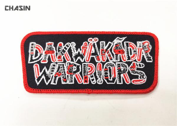Buy cheap 2.5" Tall Brand Name Iron On Embroidery Patches For Hats Fashionable from wholesalers