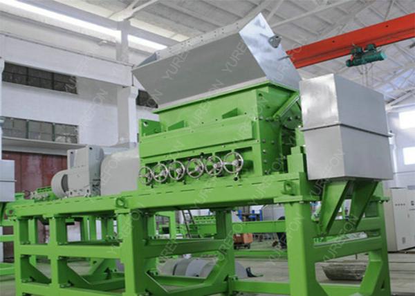 Buy cheap Double Shaft Waste Tyre Recycling Machine , Used Tire Shredder Equipment With SKF Bearing from wholesalers