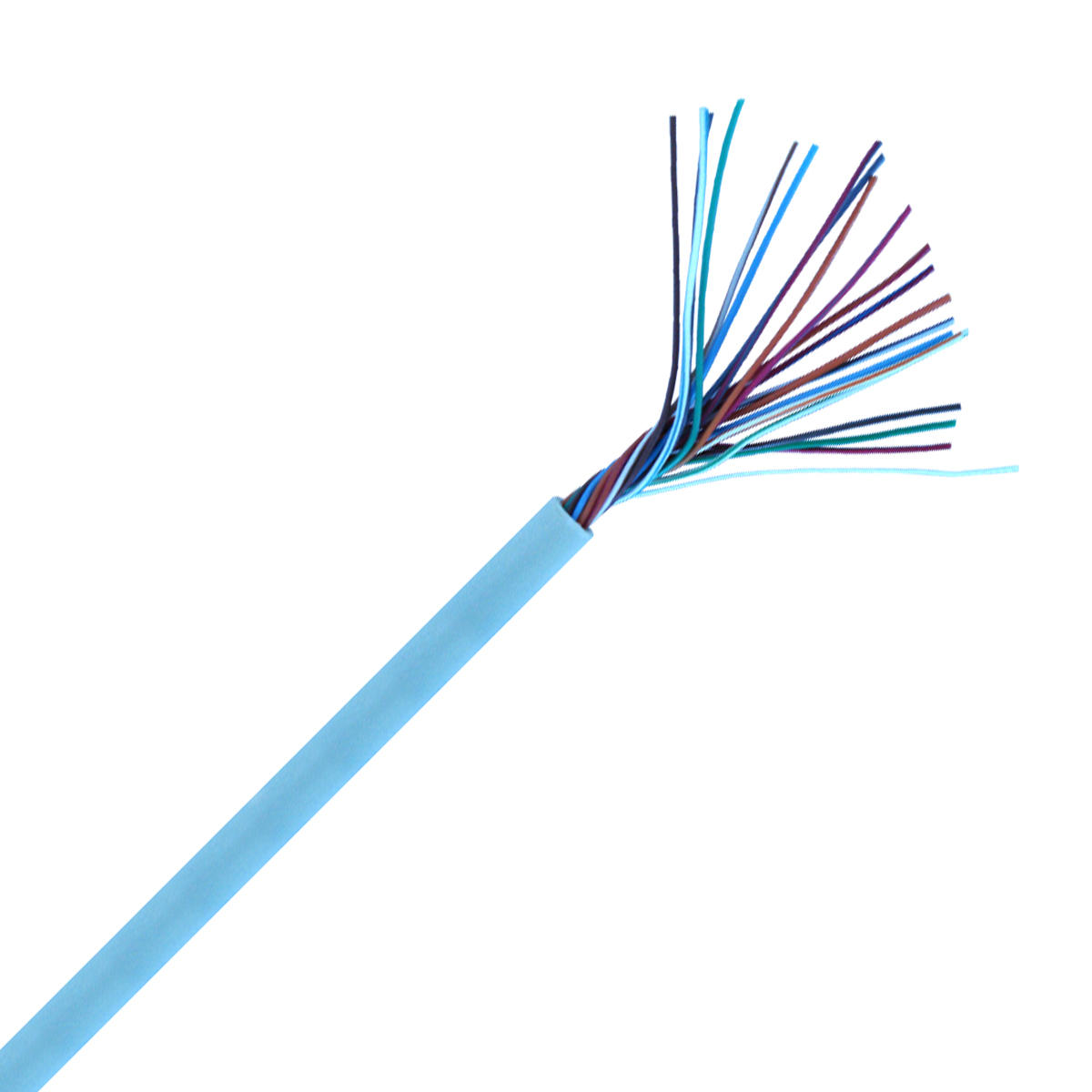 16x0.22mm2 Unshielded Stranded TC Conductor LSOH Insulation and Jacket Alarm Cable for 16 Cores