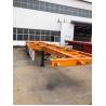 Buy cheap Manufactured 2 3 Axles 20 Container Chassis Skeleton Semi Trailer from wholesalers