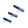 Buy cheap 50mm Pre - Polished Fiber Optic Fast Connector Blue Single Mode Fiber Connectors from wholesalers