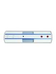 YD-E 1500MM Double Flat Blue Bed Head Unit With LED Light for Hospital Patient