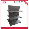 Buy cheap 3 Layers Double Sided Supermarket Display Shelving Gray Q195 Steel from wholesalers