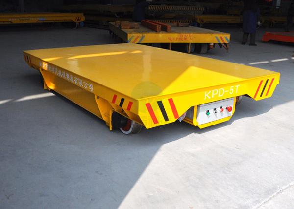 Buy cheap Machinery Plant Electric Heavy Duty Platform Transfer Motorized Rail Flat Cart from wholesalers