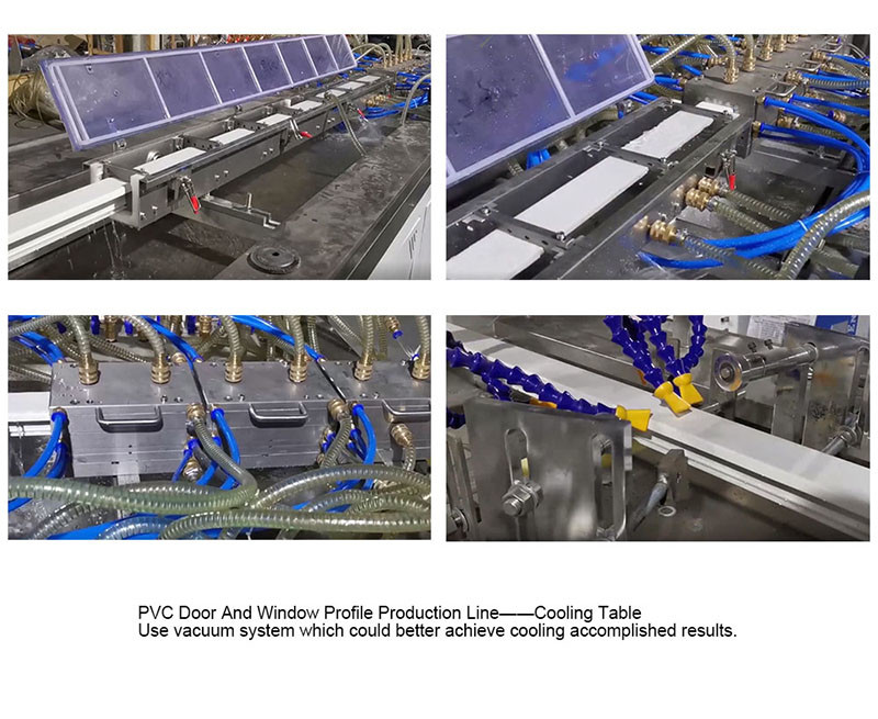 150Kg/H Plastic Electric Channel Pvc Cable Trunking Pvc Profile Extruder Machine Line