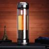 Buy cheap Personalized Glass Water Bottle Heat Resistant With Stainless Steel Infuser from wholesalers