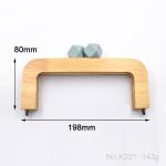 Hardness Wooden Frame Clutch Bag Antiscratch Tearproof For Wallet