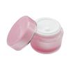 Buy cheap Round Pink Double Layer Cosmetic Cream Jar 50ml Portable Cosmetic Packaging Jars from wholesalers