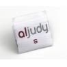 Buy cheap Private Brand Name Logo Neck Damask Endfold Woven Fabric Labels for Custom T - shirt from wholesalers