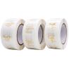 Buy cheap Luxury Clear Thank You Sticker Labels Offer Printing Single Sided Adhesive from wholesalers