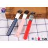 Buy cheap Professional Food Grade Kids Cutlery Set Plastic Stainless Steel Fork 21G from wholesalers