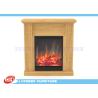 Buy cheap Solid Wood Veneer MDF Home Decor Fireplaces With Paint Finished / 905mm * 255mm * 970mm from wholesalers