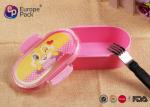 200ml 7OZ Kids Plastic Lunch Boxes Children Food Container Pantone Color
