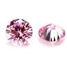 Buy cheap 3A Quality Pink Color Wholesale Loose Gemstones Round Shape 2mm 3mm Synthetic Cubic Zirconia Custom Moissanite for Pendant from wholesalers