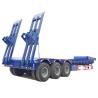 Buy cheap Blue 5000kg Low Bed Semi Trailer BPW 3 Axle Low Bed Heavy Duty from wholesalers