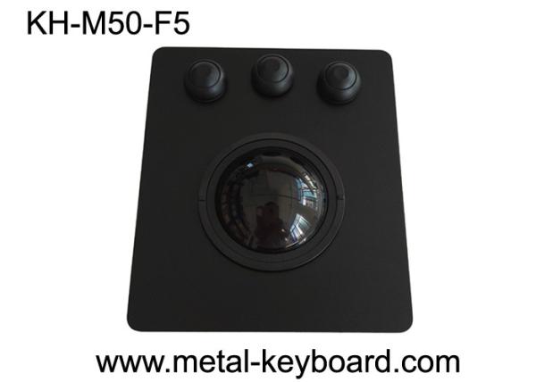Buy cheap 50mm Black Panel Mount Trackball High Sensitivity PS/2 / USB Interface OEM/ODM Avaliable from wholesalers