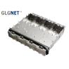 Buy cheap 4 Ports Ganged SFP+ Shield Cage Connector 1x4 with Light Pipe and EMI Gasket from wholesalers