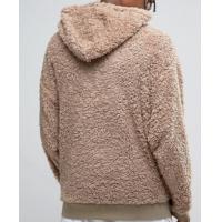 Buy cheap Oversize Xxxxl Plain Thick Heavyweight Sherpa Lined Hoodie Soft Touch Brown product