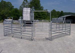 China Hot Galvanized Heavy Duty Cattle Panels Horse Fence Panels With 1.8m H X 2.1m L 6 Rails on sale