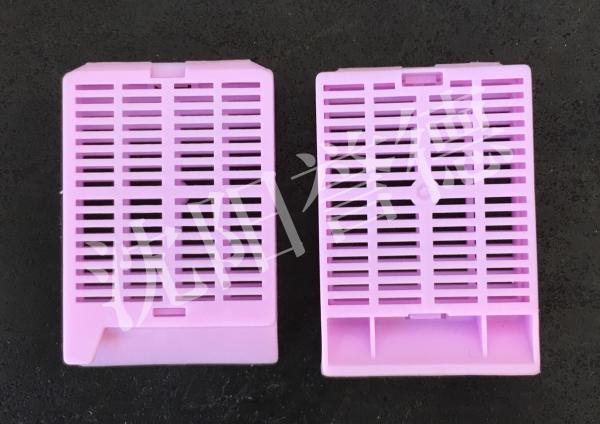 Buy cheap Purple Plastic Histology Cassette , Disposable Tissue Processing Cassettes from wholesalers