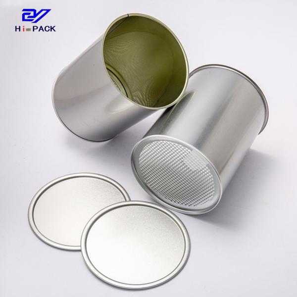 Buy cheap 800gsm 1000gsm Tall Tin Cans Tall SGS Round Tin Containers With Plastic Cap from wholesalers