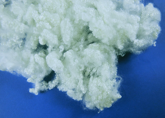 White HCS Hollow Conjugated Siliconized Polyester Fiber 3D*64MM Good Flexibility