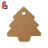 Buy cheap Christmas Tree Design 250gsm 300gsm Grey Paper Materials Cardboard Gift Tags from wholesalers