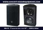 Pro Sound DJ Equipment / 1"+10" Full Range 250W White Plywood Speaker For