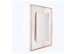 Bedroom Decorative Large Rectangle Metal Wall Art Mirror