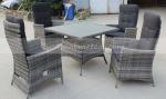 Buy cheap Outdoor Rattan Dining Set for 6, Weather-Resistant Patio Furniture from wholesalers