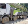 Buy cheap 56m Used Concrete Boom Pump Truck on 2019 Mercedes Benz Chassis by Zoomlion in Green from wholesalers