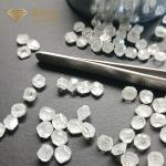 Small Size Round Shape Lab Grown Rough Diamond HPHT VS Clarity DEF Color
