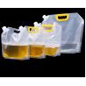 Buy cheap 1.25L 2.5L Beer Drink Pouch Plastic Drink Bag With Spout Hang Hole from wholesalers