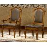 Buy cheap ISO14001 Antique Wooden Throne Chair Elegant Antique Upholstered Dining Chairs from wholesalers