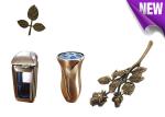 Copper Alloy Brass Vase Tombstone Decoration Bronze Material Ref . BD018
