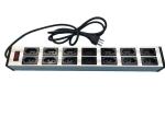 Buy cheap Electrical 14 Way 19 Brazil Multi Socket Extension Cord With Switch 10 Amp 250V from wholesalers