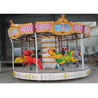Buy cheap Colorful Led Lights Merry Go Around , Health Paint Small Carousel Horse product