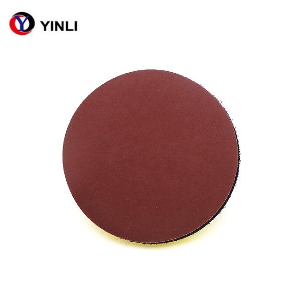 Buy cheap Red Orbital Aluminum Sanding Disc 80 Grit Hook And Loop Sandpaper from wholesalers