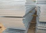 Cross Bar Spacing 30mm Center Distance Serrated Metal Grating